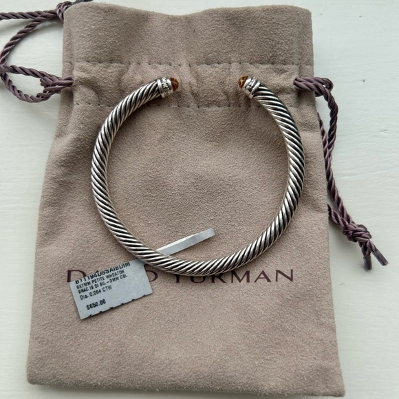 David Yurman Citrine and Pavé Diamonds bracelet - Picture 5 of 5